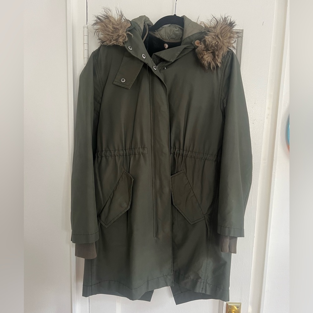 HUNTER GREEN LINED MADEWELL JACKET